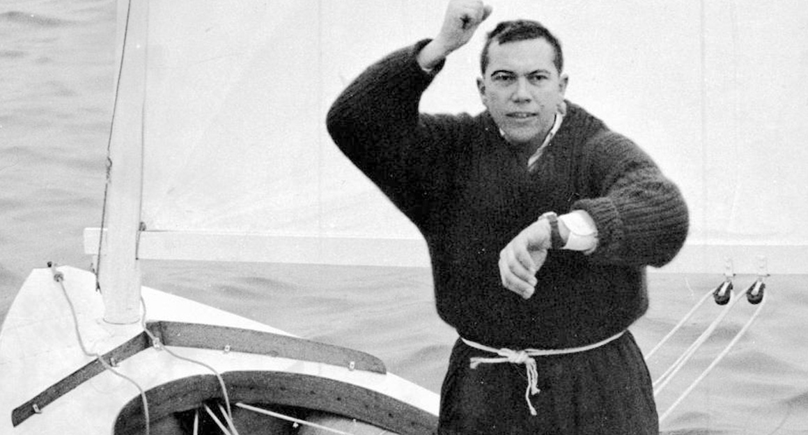 Geschichte des Segelsports: Paul Elvstrøm bei Olympia. Geschichte des Segelsports: Paul Elvstrøm bei Olympia.