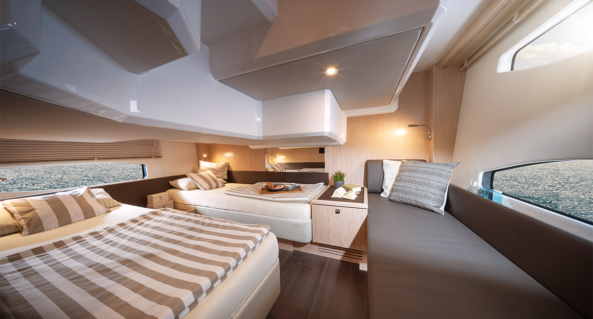 Exklusive Impressionen der neuen BAVARIA SR36 – das Interieur